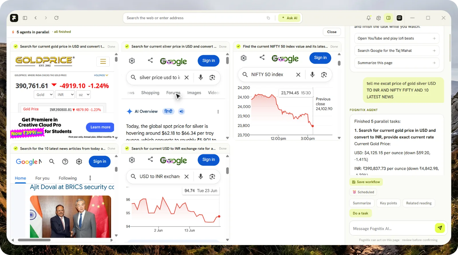Fognitix AI Browser Autopilot